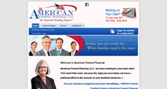 Desktop Screenshot of americanfuneralfinancial.com